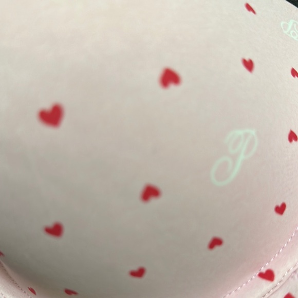 Pink Heart Pattern Bra - Picture 2 of 4